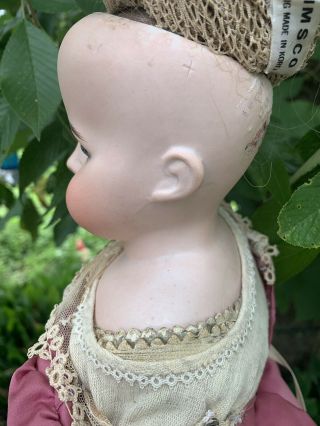 Antique German Bisque Kestner Doll Alphabet Series G 4/7 Kid Body 6