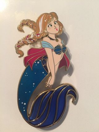 Derpy Anna Designer Mermaid Fantasy Pin Limited Edition Of 25 Disney Very Rare