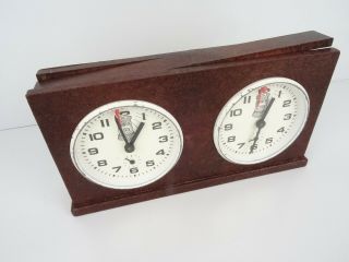 Rare Vintage Chess Clock Timer - Tower Clock - German Movement 2