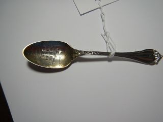 Sterling Silver Souvenir Spoon Prichett College Glasgow Mo Missouri