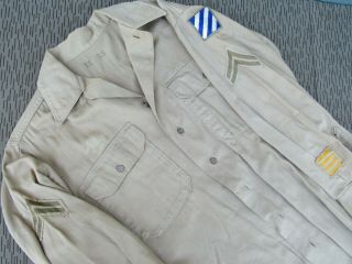 Wwii 3rd Infantry Division Named Combat Shirt