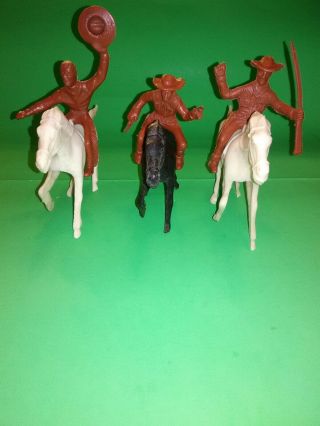 Vintage Payton Cowboys and Horses 3 - 4 