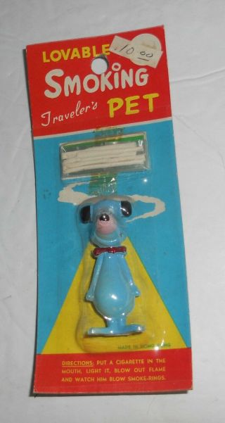 Vintage Smoking Pet Wcigarettes Huckleberry Hound Hanna Barbera Gag Novelty Mip