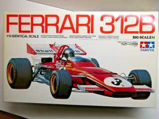 Tamiya Vintage 1:12 Big Scale Ferrari 312b Model Kit Ickx Andretti Regazzoni