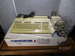 Vintage Commodore C128 Personal Computer