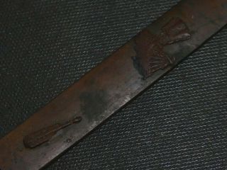Fan Design Koduka Of Katana (sword) : Edo : 3.  8 × 0.  6 " 30g