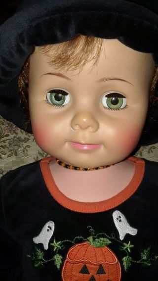 Vintage Ideal 28 " Saucy Walker Doll In Halloween Outfit