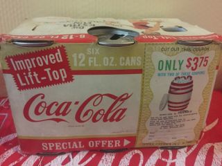Coca Cola coke cans diamond six pack rare 7