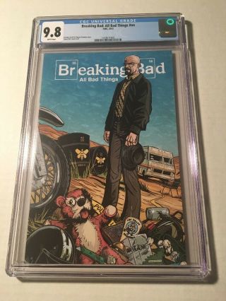 Breaking Bad Promotional Comic Book Cgc 9.  8 Ultra Rare 500 Made Heisenburg Saul