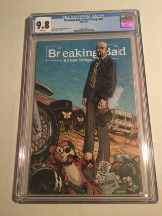 Breaking Bad Promotional Comic Book CGC 9.  8 Ultra Rare 500 Made Heisenburg Saul 2