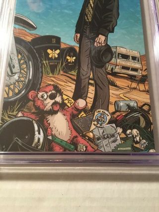 Breaking Bad Promotional Comic Book CGC 9.  8 Ultra Rare 500 Made Heisenburg Saul 5