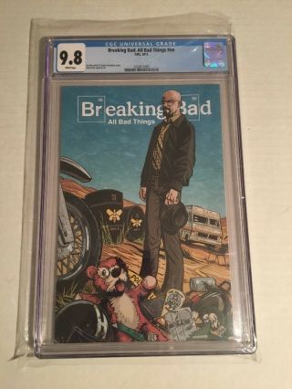 Breaking Bad Promotional Comic Book CGC 9.  8 Ultra Rare 500 Made Heisenburg Saul 6