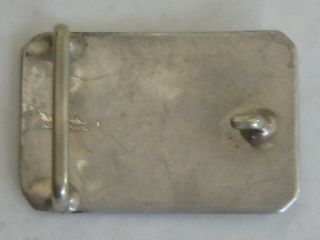 Very Rare Sterling Silver and 10K Gold Srour Buckle 2