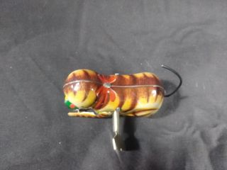 Vintage Tin Wind - up Cat with Rolling Ball,  Made in China 2