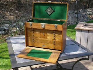 Vintage Gerstner OAK Machinist Chest Model O42,  Circa 1950 3