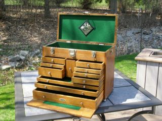 Vintage Gerstner OAK Machinist Chest Model O42,  Circa 1950 5