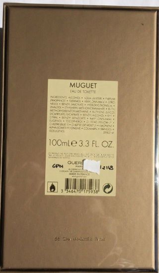 Muguet 2016 By Guerlain Eau De Toilette EDT 3.  3 / 3.  4 oz 100ml RARE 2