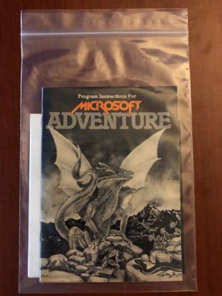 Adventure,  Apple II 2 vintage video game,  Microsoft 4