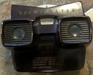 Viewmaster Viewer Very Rare View - Master Black