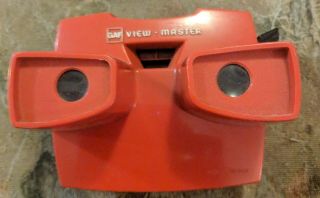 Viewmaster Viewer Very Rare View - Master Red/red