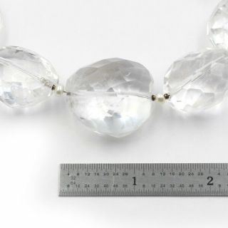 Vintage Stephen Dweck Clear Quartz Crystal Necklace 17 Inches Long 5