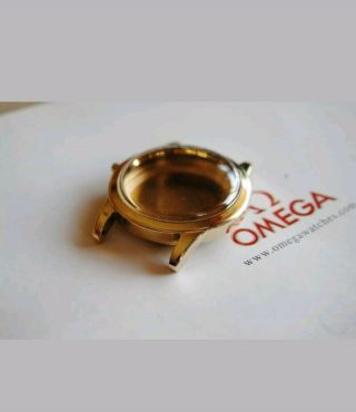 Vintage Omega Seamaster 14 Gold Filled Screwback Watch Case / Crystal Parts