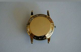 VINTAGE OMEGA SEAMASTER 14 GOLD FILLED SCREWBACK WATCH CASE / CRYSTAL PARTS 2