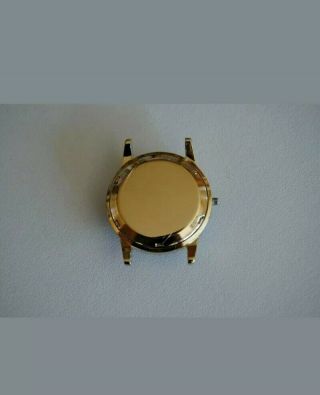 VINTAGE OMEGA SEAMASTER 14 GOLD FILLED SCREWBACK WATCH CASE / CRYSTAL PARTS 8