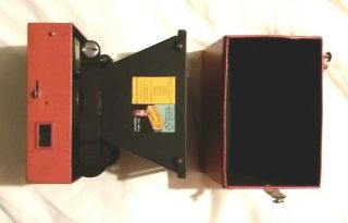 RARE - Pink/Rose Kodak 2A BEAU BROWNIE 116 Box Camera & Case - Art Deco 7