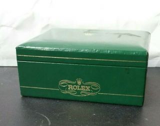 Rolex Vintage Green Leather 