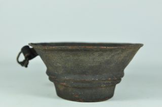 Fine Antique Nepal Chinese Tibetan Bronze Offering Bowl