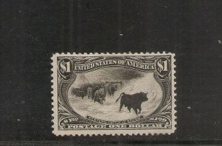 1898 Usa Sc 292,  $1.  00 Mnh Trans - Mississippi Expo,  $3500.  00,  Rare