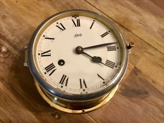 Vintage Schatz 8 Day Ship’s Bell Clock