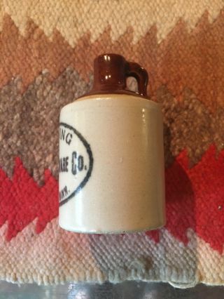 Rare Red Wing Union Stoneware Miniature Mini Jug 2