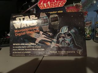 Star Wars Vintage Counter Top Texas Instruments Watch Display 1977