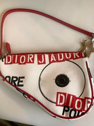 Rare Christian Dior John Galliano Hardcore Adore Pierced Saddle Bag 2