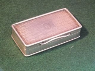 Antique Victorian Snuff Box - Edward Smith - 1842 - Pocket Or Table Snuff