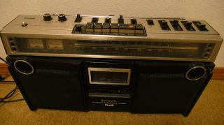 Panasonic Rq - 4350 Cassette Vintage Boombox Ghetto Blaster Radio