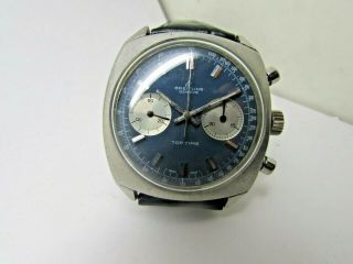 Vintage Breitling " Top Time " Chronograph Valjoux 7733 Men Watch
