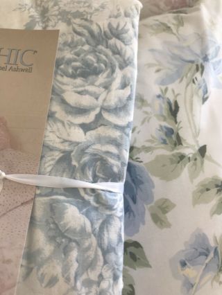 RARE RACHEL ASHWELL SHABBY CHIC BOUTIQUE SERENITY QUEEN DUVET COVER NIP 3