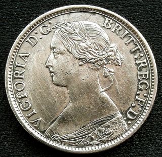 A Very Fine Victorian Farthing.  1862