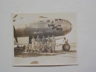 Wwii Photo Plane Nose Cone Art 44th Bomb Squadron General Photograph Ww Ii Ww2