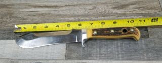 Vintage Puma White Hunter Model 6377 Fixed Blade Knife,  Ser 6307