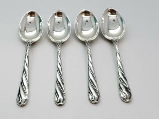 Torchon By Buccellati Italy Italian Sterling Silver Teaspoon Demitasse Spoon 4 "