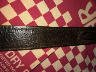 $595 RRL Ralph Lauren Double RL Limited Edition 10 Of 100 Tooled Leather Belt 30 11