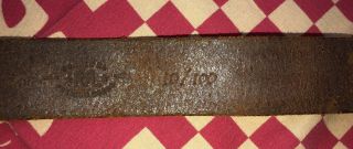$595 RRL Ralph Lauren Double RL Limited Edition 10 Of 100 Tooled Leather Belt 30 7