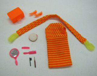 Vintage Barbie 1727 " Twigster " Fashion Doll Complete Outfit Twiggy Japan 1967
