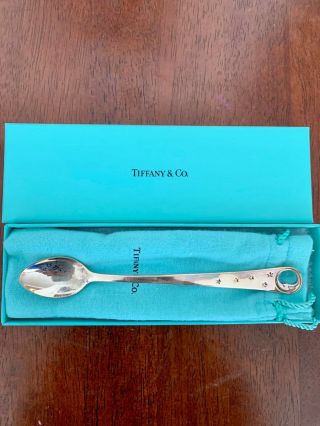 Tiffany & Co.  Man In The Moon.  925 Sterling Silver Baby Feeding Spoon
