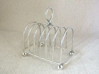 Solid Silver 6 Slice Toast Rack Hallmarked: - Sheffield 1921