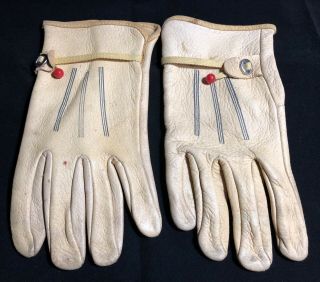 Vintage Wells Lamont 972 Extremly Rare Soft Buckskin Same As 1178 Freddy Glove